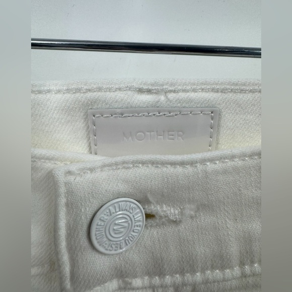 MOTHER Fairest Of Them All The Hustler Patch Pocket Ankle Fray Size 26 B2802 - Picture 7 of 10